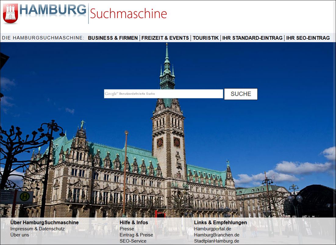 Stadtportal und Suchmaschine für Hamburg